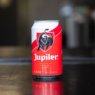 Jupiler van frituur De Friturist Herzele